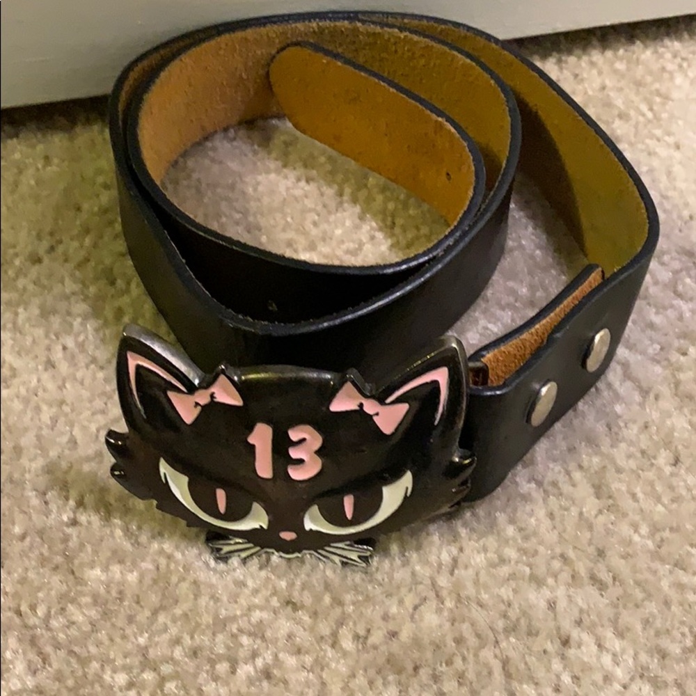 Black Katz belt buckle and belt
